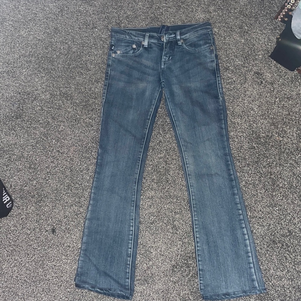 Victoria Beckham pink crown jeans